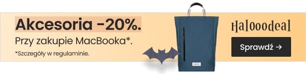 Akcesoria 20% taniej przy zakupie MacBooka