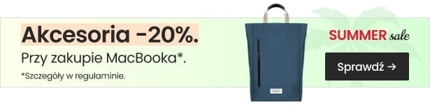 Akcesoria 20% taniej przy zakupie MacBooka Akcesoria 20% taniej przy zakupie MacBooka