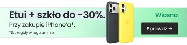 Etui + szkło do 30% taniej przy zakupie iPhone'a