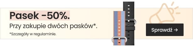 Pasek 50% taniej przy zakupie dwóch pasków