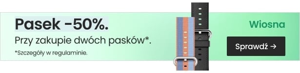 Pasek 50% taniej przy zakupie dwóch pasków