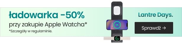 Kup Apple Watch i odbierz ładowarkę 50% taniej