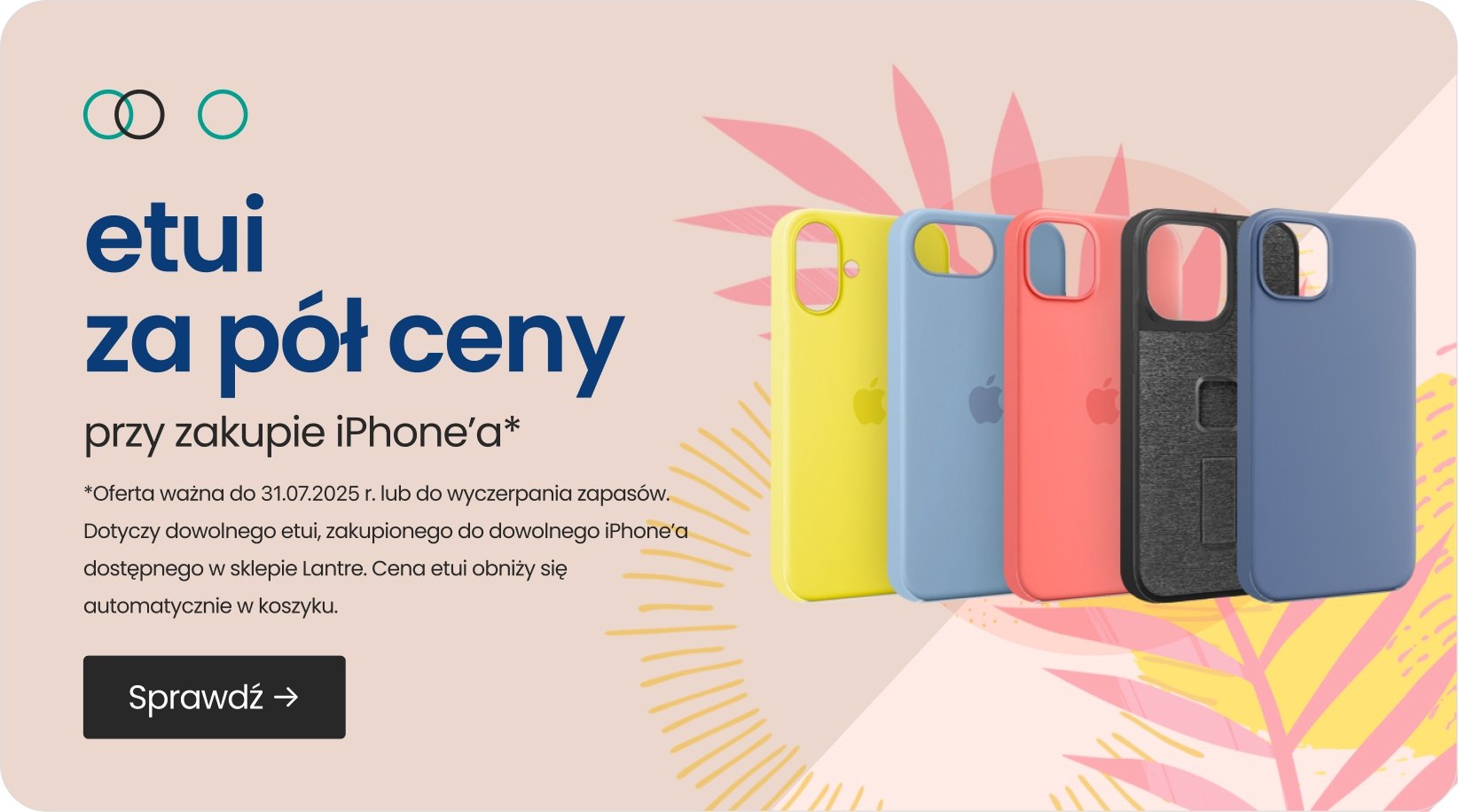 etui za pół ceny przy zakupie iPhone
