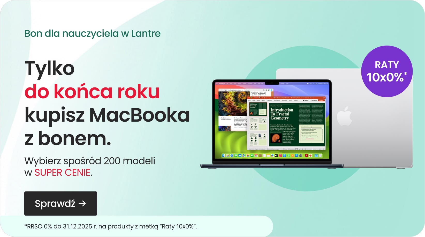 Tylko do końca roku kupisz MacBooka z bonem