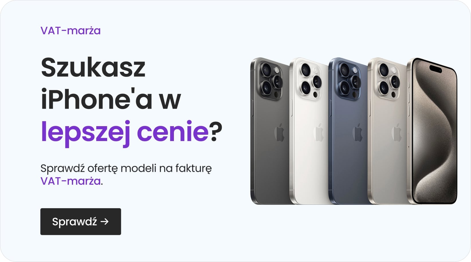 Sprawdź ofertę modeli na fakturę VAT-marża