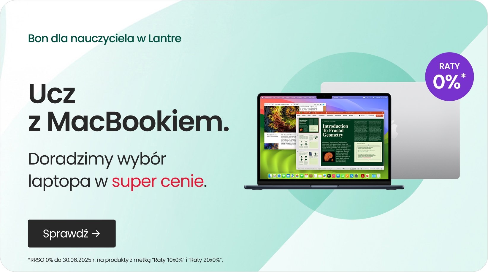 Bon na laptop Apple dla nauczyciela
