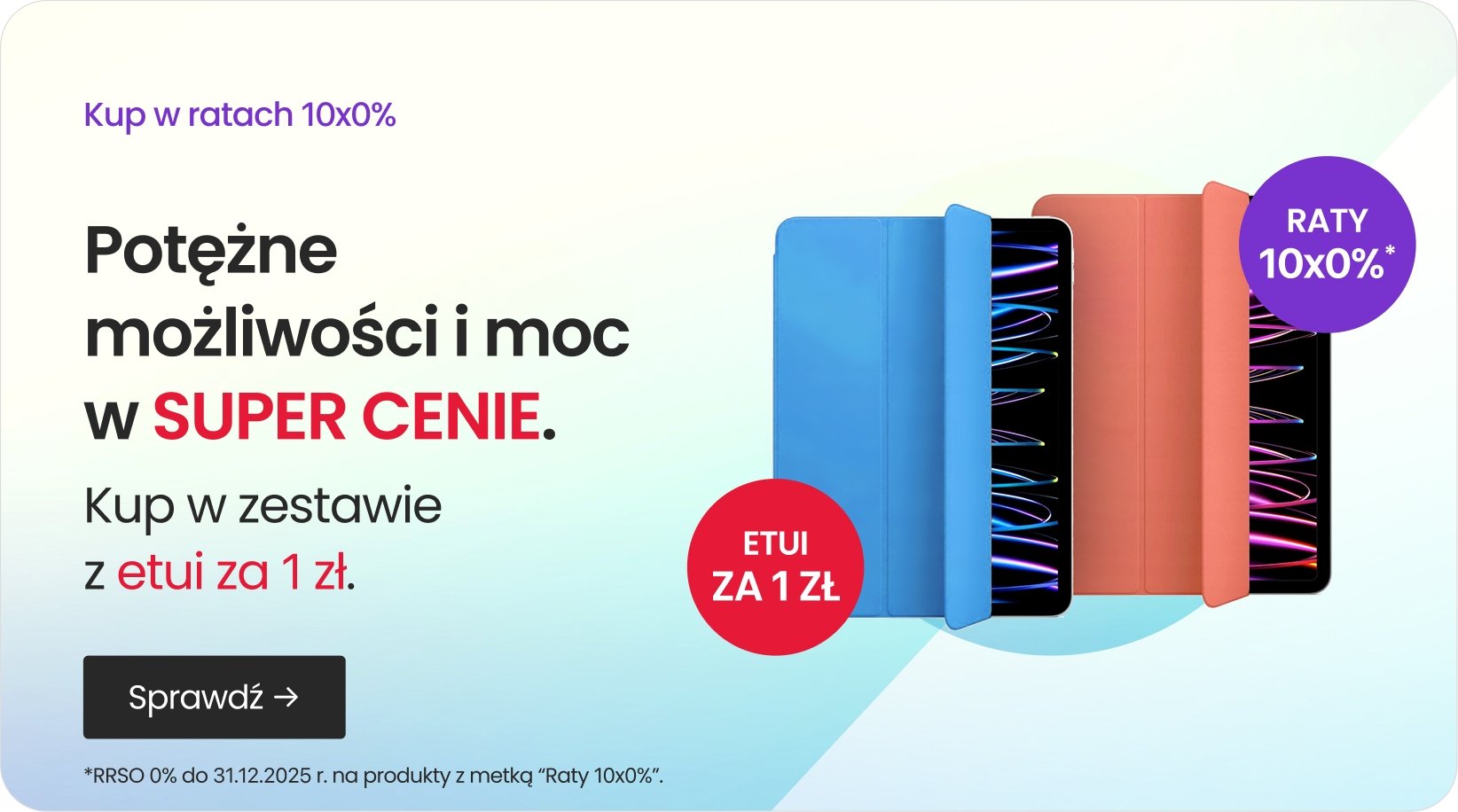 iPad z etui za 1 zł