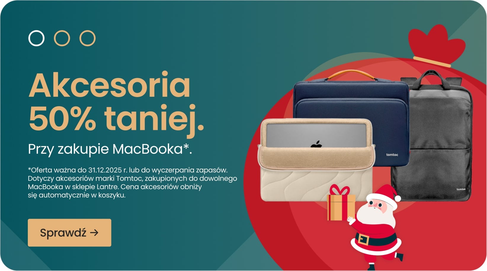 Akcesoria 50% taniej przy zakupie MacBooka