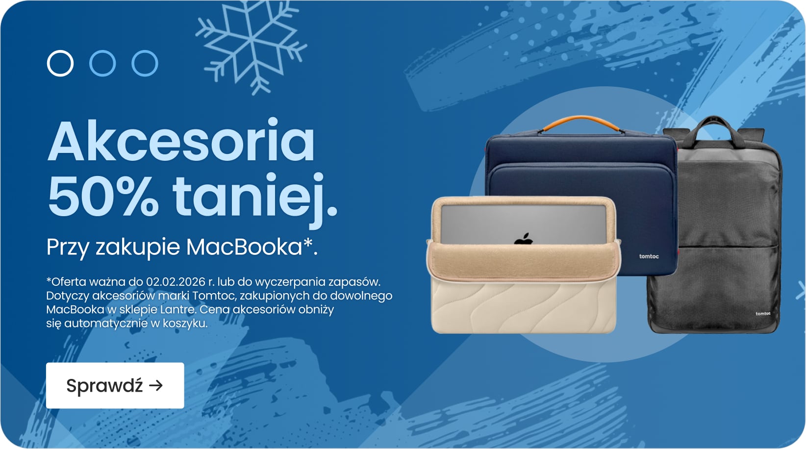 Akcesoria 50% taniej przy zakupie MacBooka