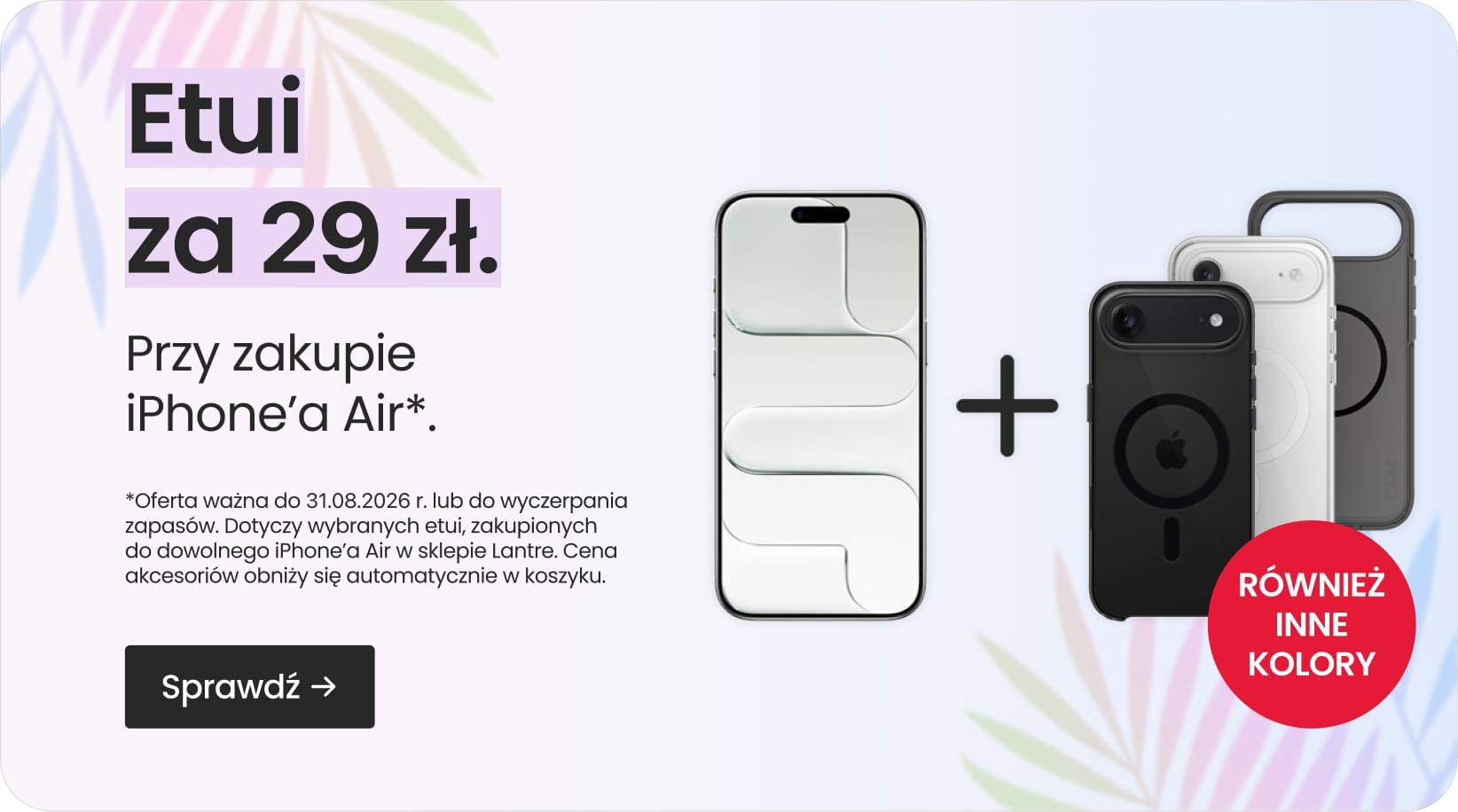 Etui za 29 zł przy zakupie iPhone