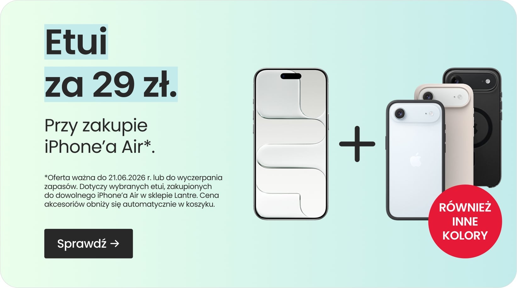 Etui za 29 zł przy zakupie iPhone