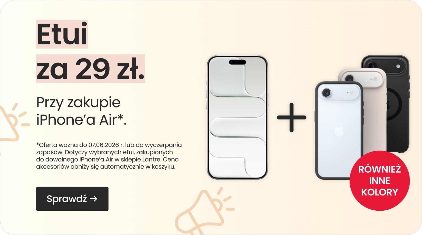 Etui za 29 zł przy zakupie iPhone