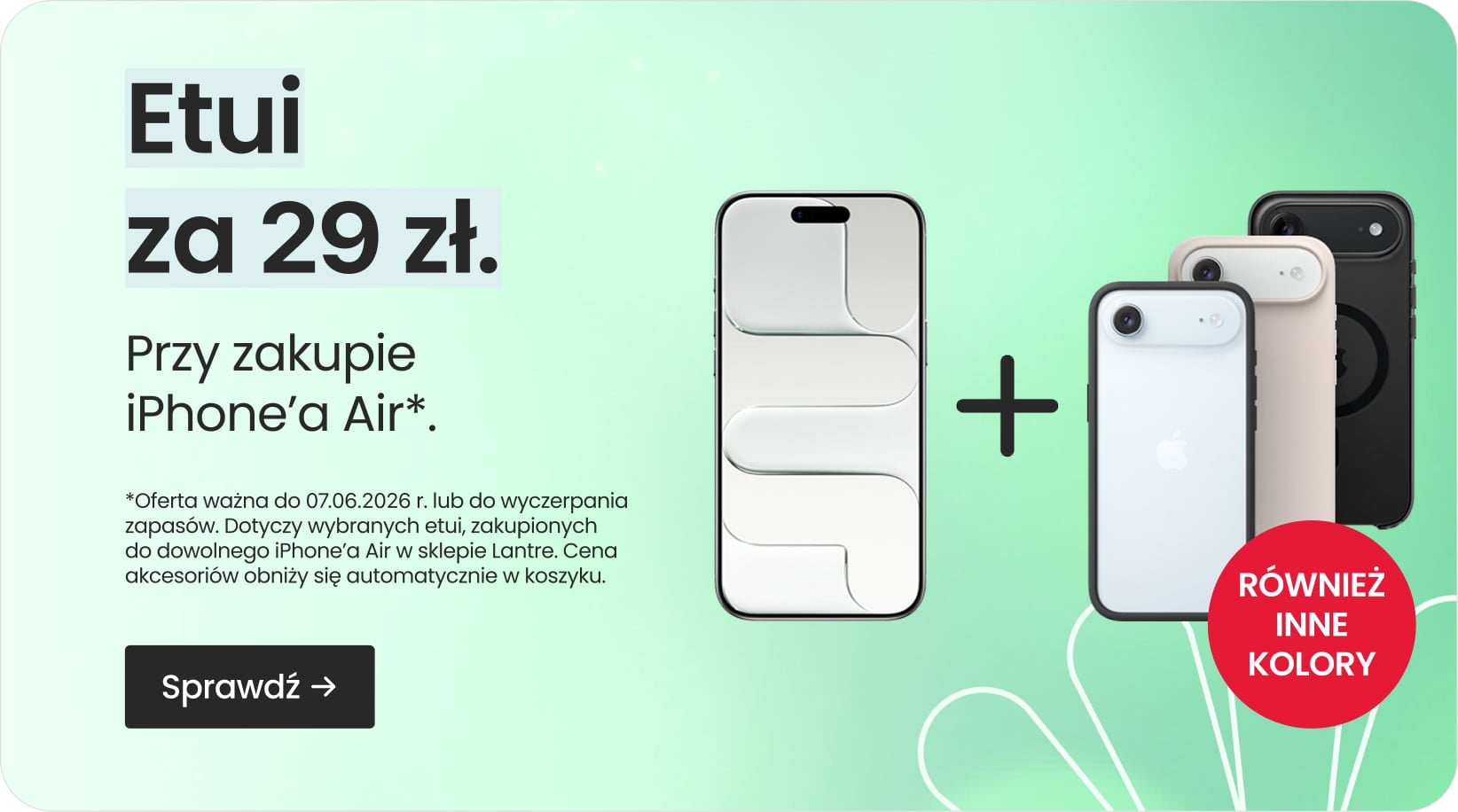 Etui za 29 zł przy zakupie iPhone