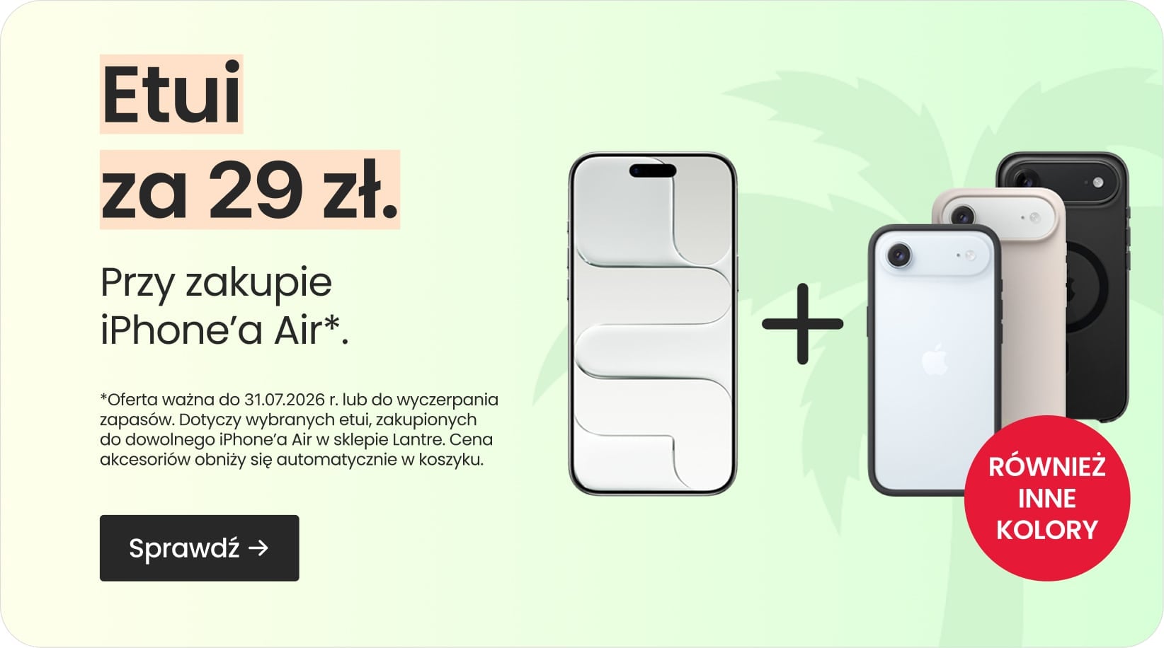 Etui za 29 zł przy zakupie iPhone