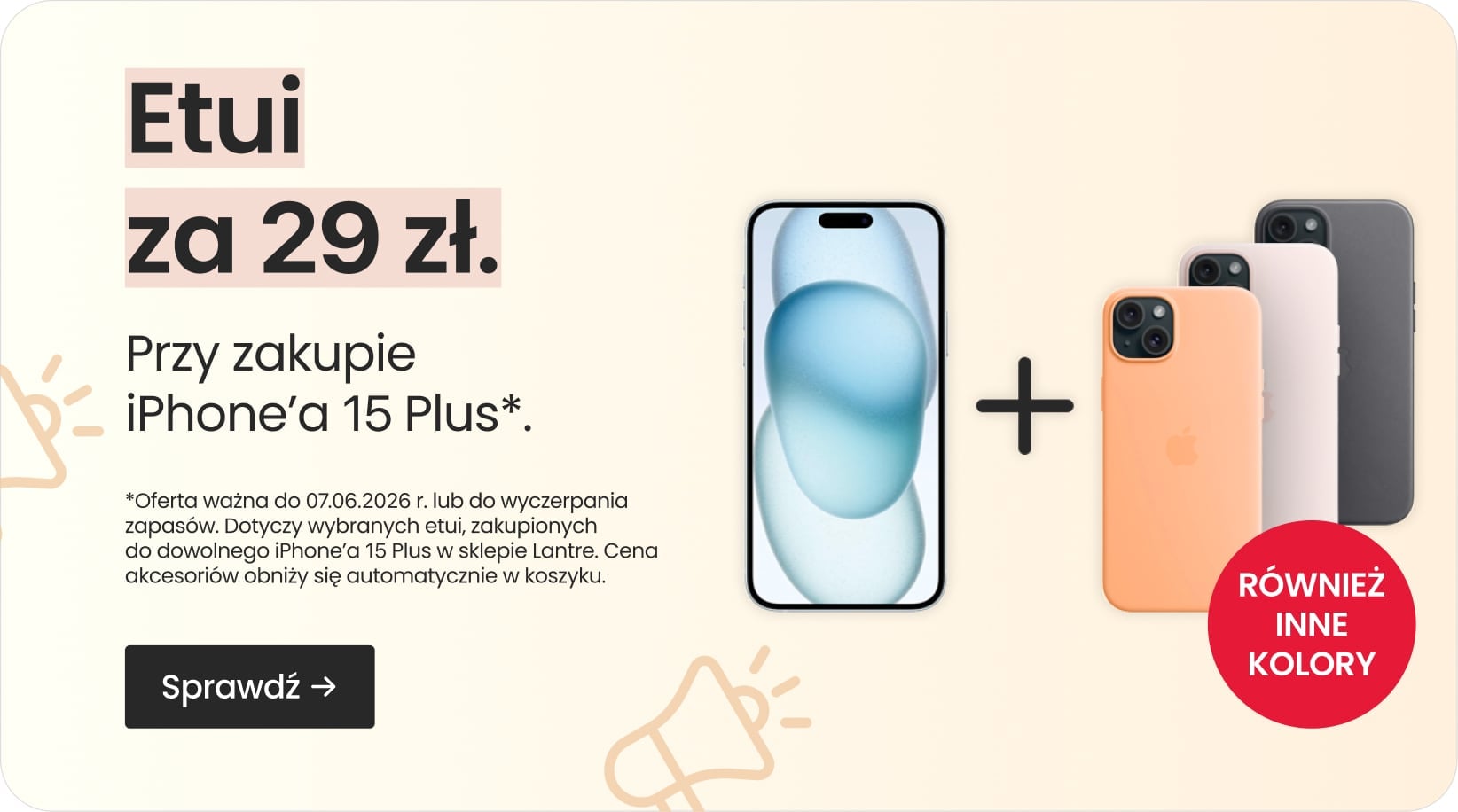 Etui za 29 zł przy zakupie iPhone