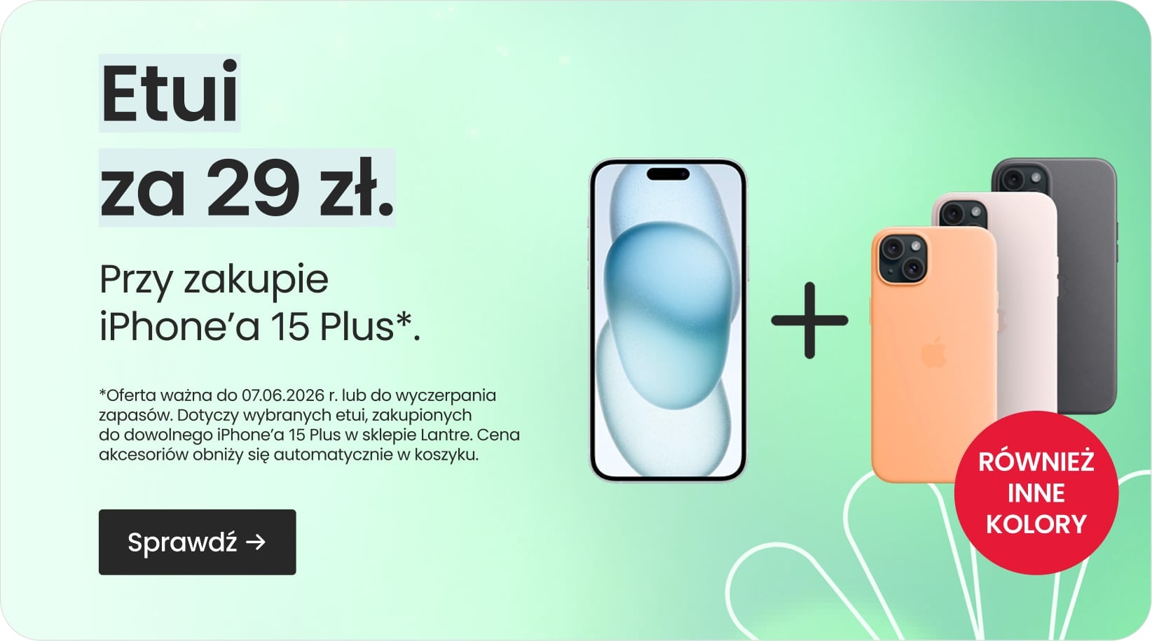 Etui za 29 zł przy zakupie iPhone