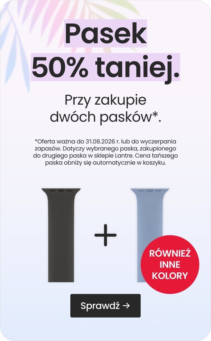 Pasek 50% taniej przy zakupie dwóch pasków
