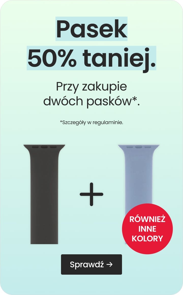 Pasek 50% taniej przy zakupie dwóch pasków