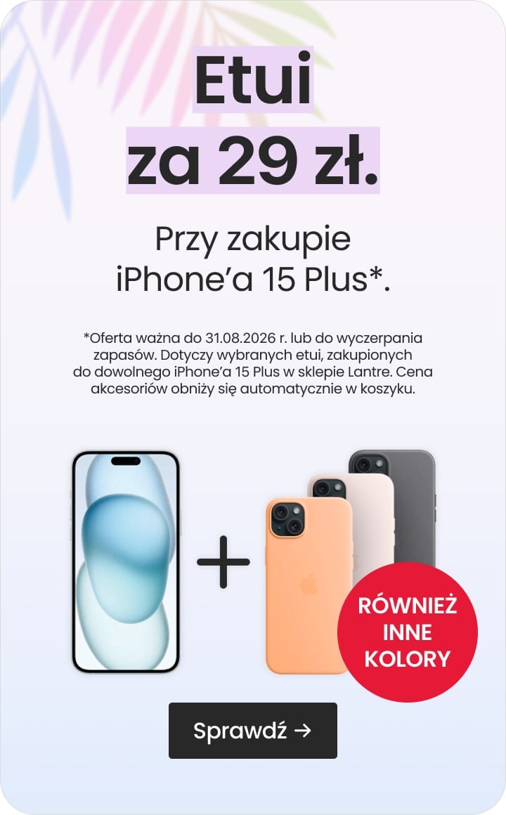 Etui za 29 zł przy zakupie iPhone