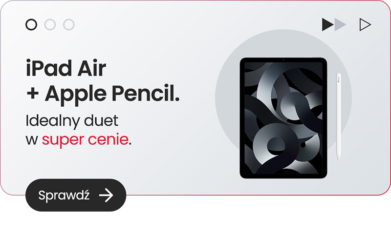 iPad Air + Apple Pencil w zestawie!