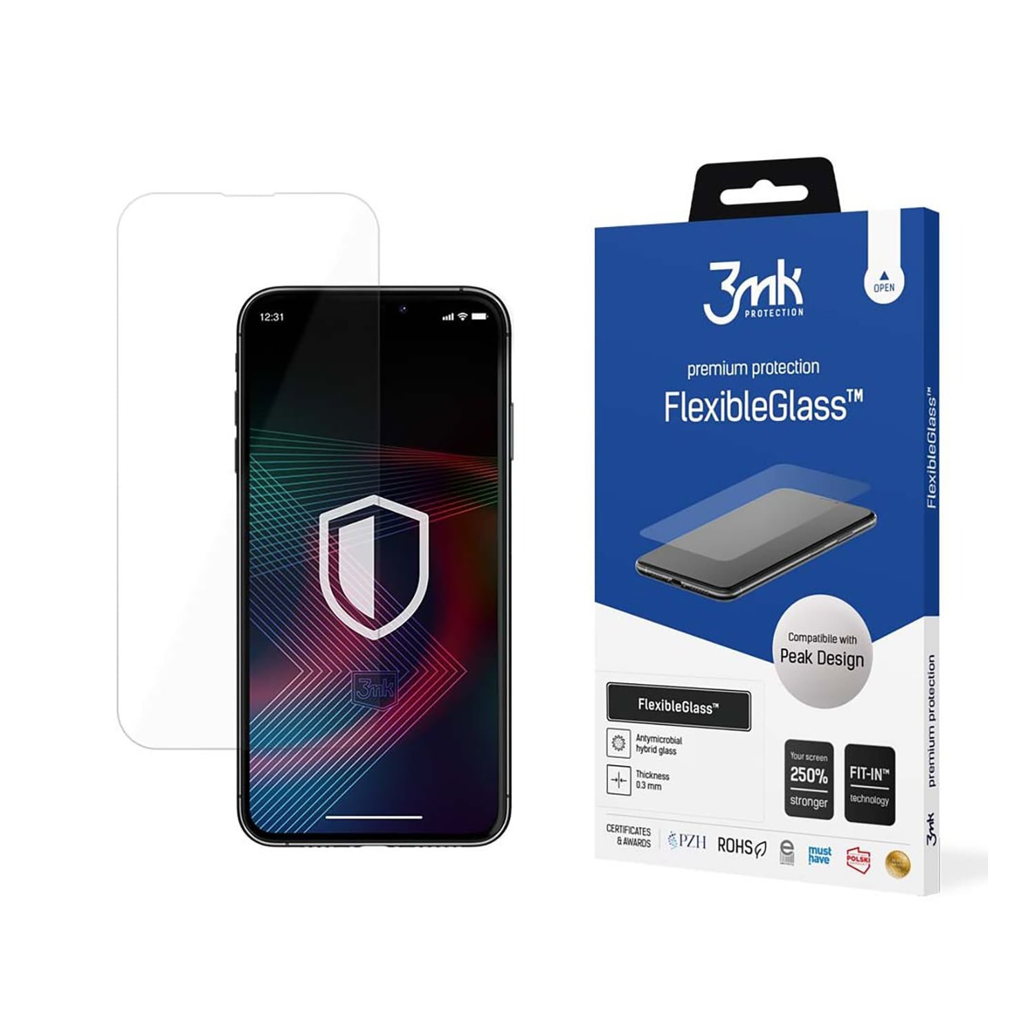 3mk Flexible Glass Oleo Szkło hybrydowe do iPhone 15 Plus