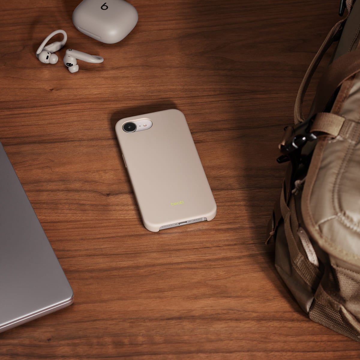 Apple Beats Etui do iPhone 17e z MagSafe - Boksytowy beżowy Apple Beats Etui do iPhone 17e z MagSafe - Boksytowy beżowy