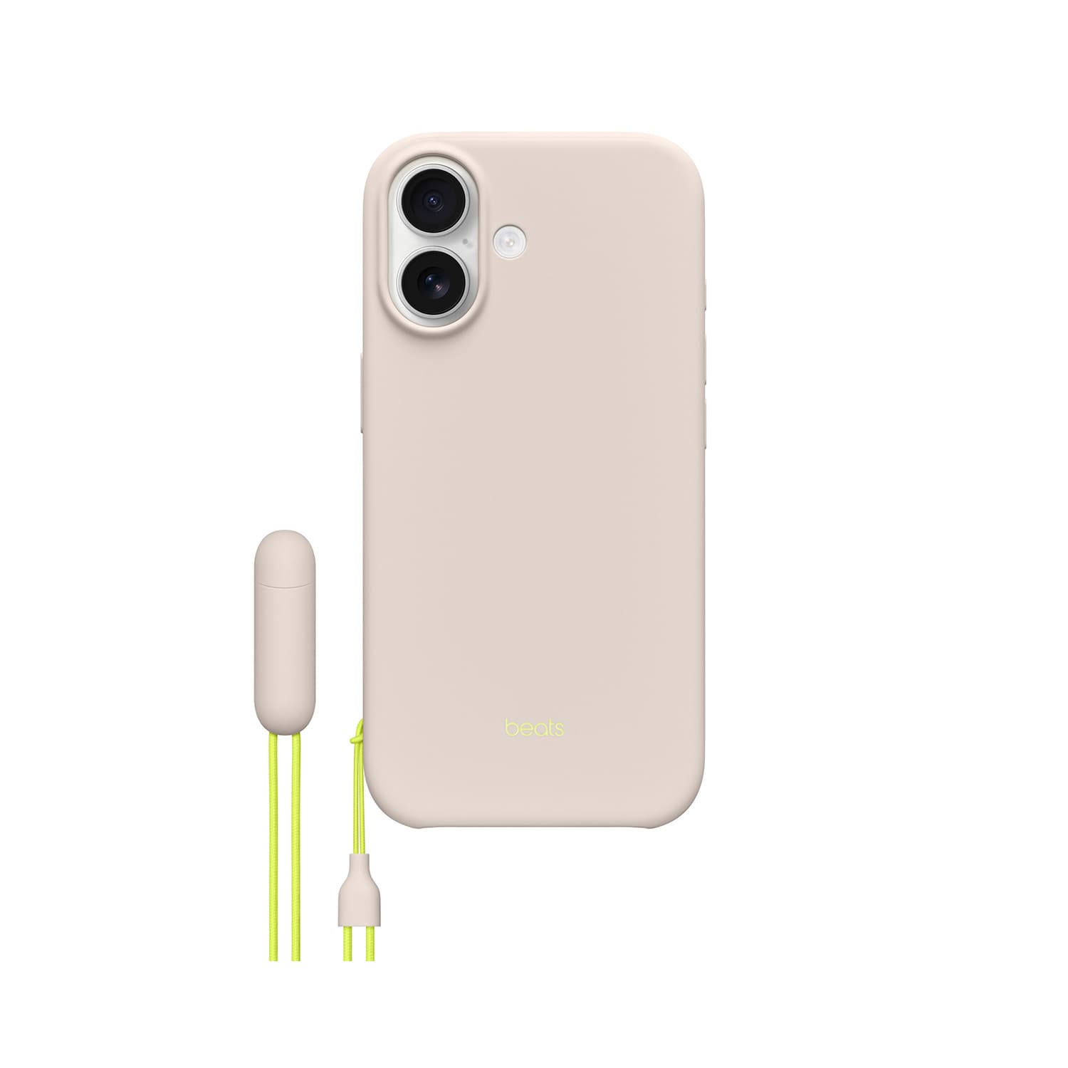 Apple Beats Kickstand etui z podpórką do iPhone 17 z MagSafe i panelem Sterowanie aparatem - Boksytowy beżowy Apple Beats Kickstand etui z podpórką do iPhone 17 z MagSafe i panelem Sterowanie aparatem - Boksytowy beżowy