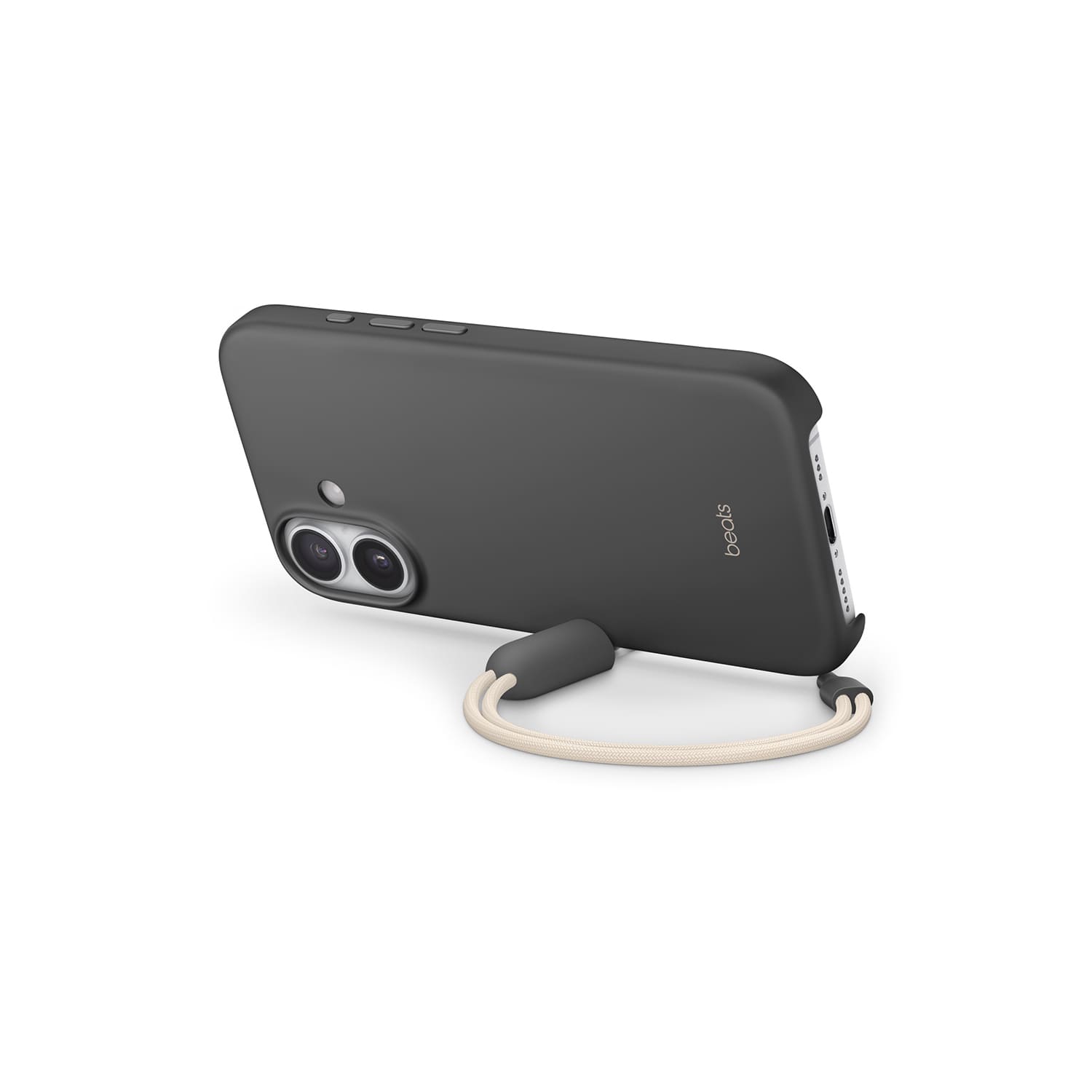 Apple Beats Kickstand etui z podpórką do iPhone 17 z MagSafe i panelem Sterowanie aparatem - Szafirowy szary Apple Beats Kickstand etui z podpórką do iPhone 17 z MagSafe i panelem Sterowanie aparatem - Szafirowy szary