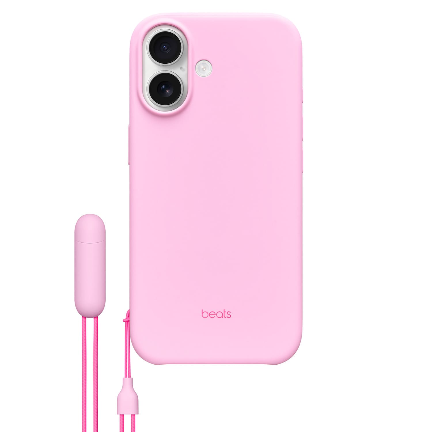 Apple Beats Kickstand Etui z podpórką do iPhone 17 z MagSafe i panelem Sterowanie aparatem - opalowy różowy Apple Beats Kickstand Etui z podpórką do iPhone 17 z MagSafe i panelem Sterowanie aparatem - opalowy różowy