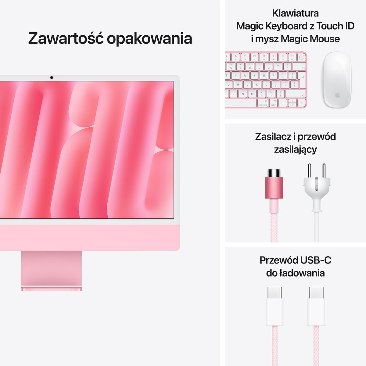 iMac 24 M4 - zestaw iMac 24 M4 - zestaw