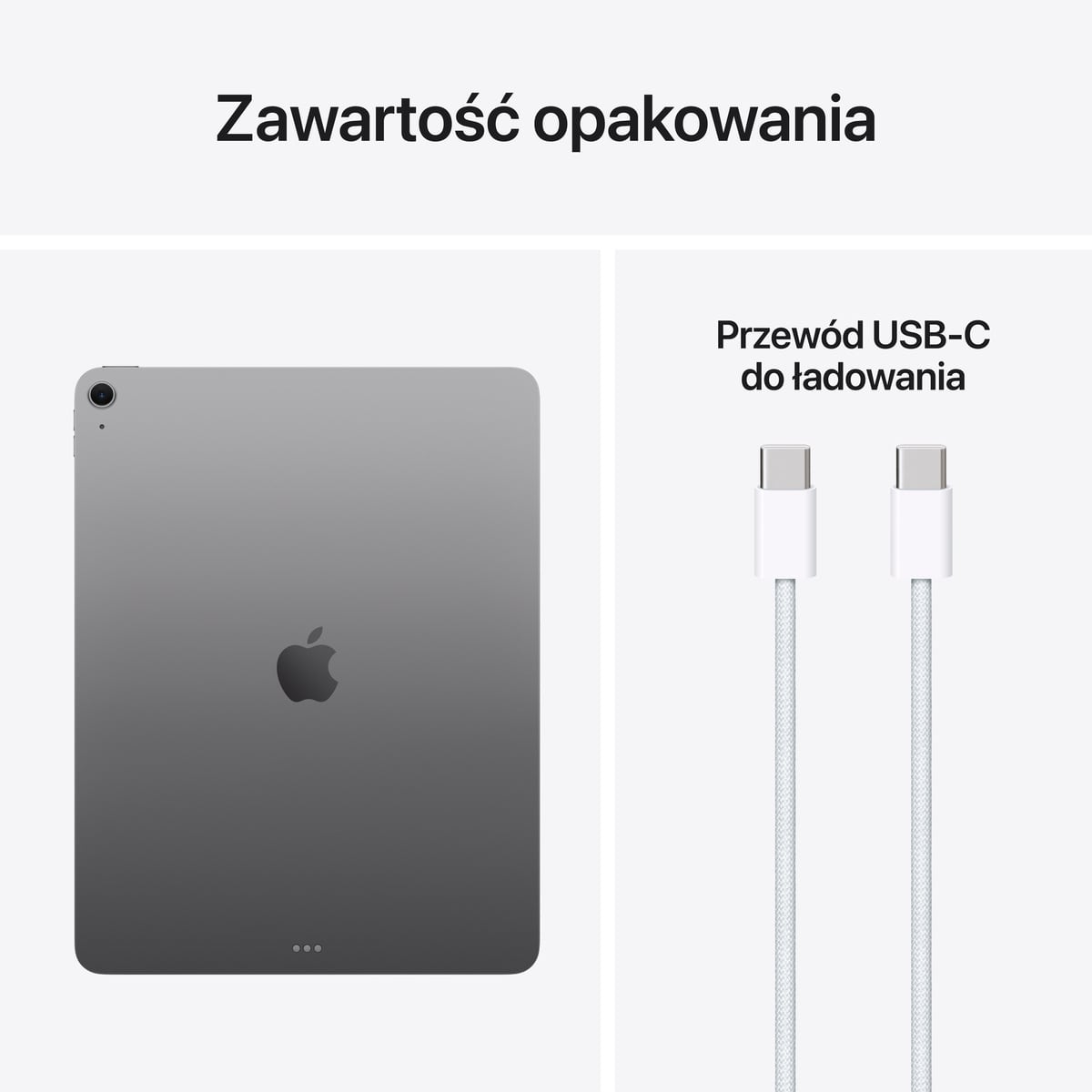 Apple iPad Air 13 M4- Zawartość opakowania