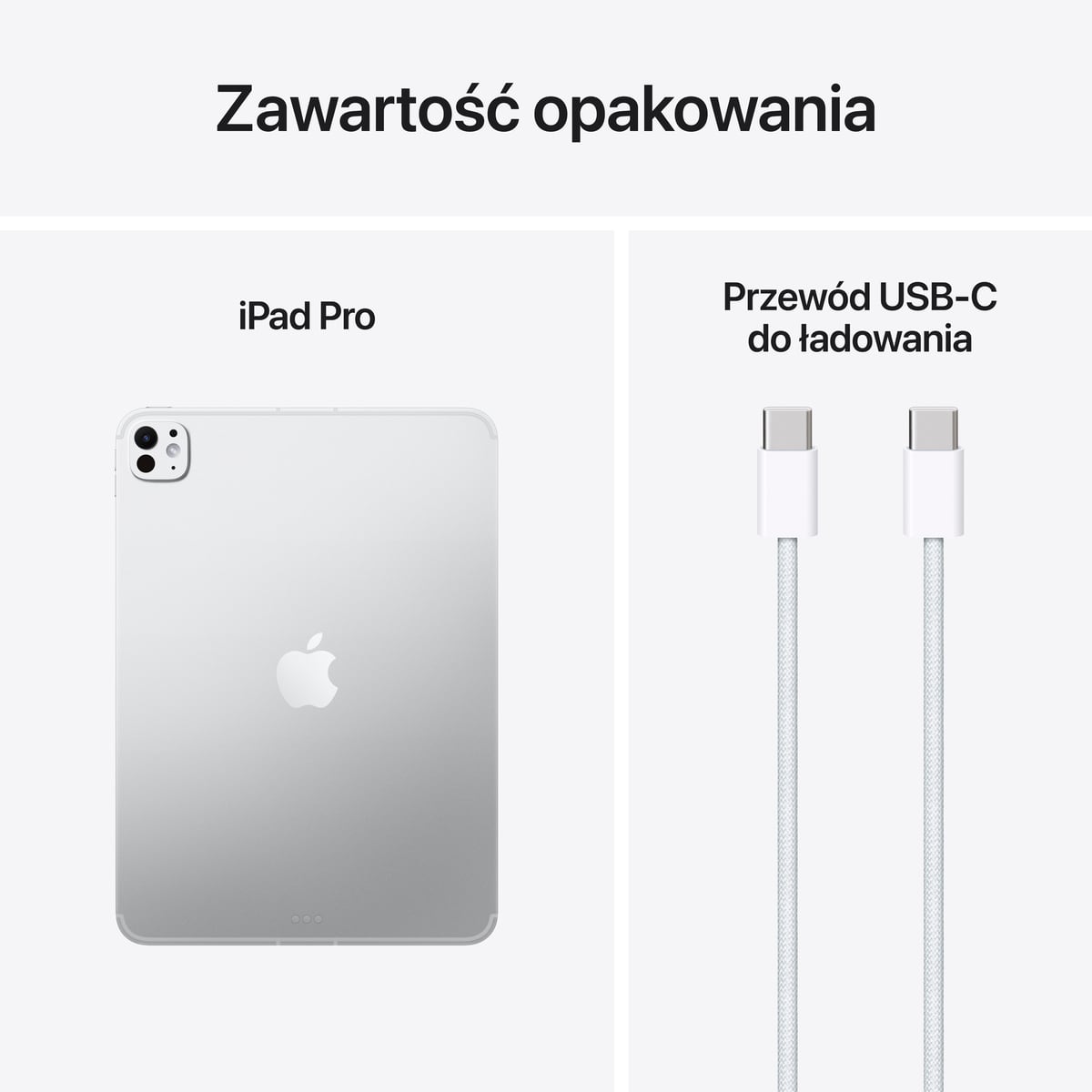 iPad Pro 11" M2 Wi-Fi Srebrny - zestaw iPad Pro 11" M2 Wi-Fi Srebrny - zestaw
