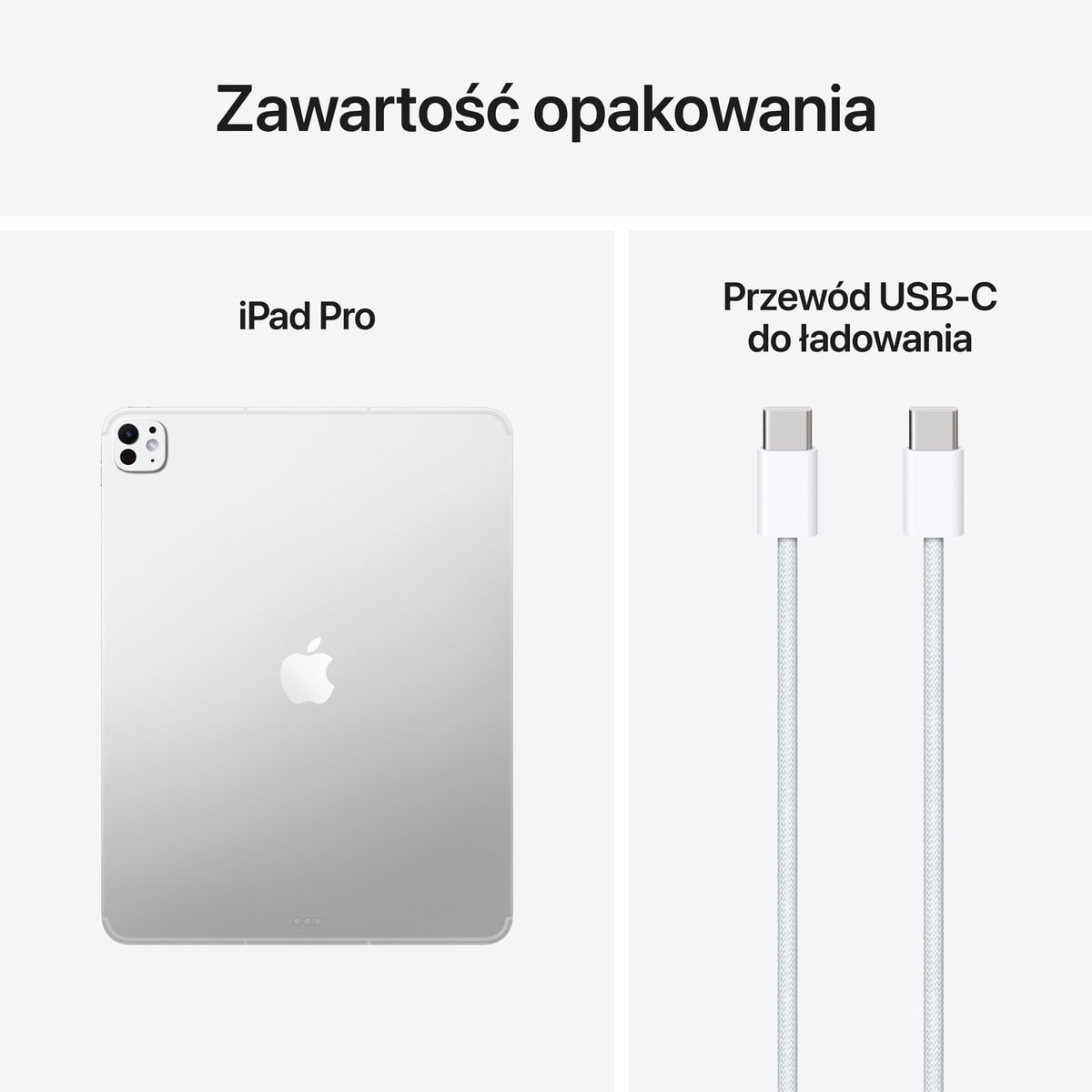 iPad Pro 11" M2 Wi-Fi Srebrny - zestaw iPad Pro 11" M2 Wi-Fi Srebrny - zestaw