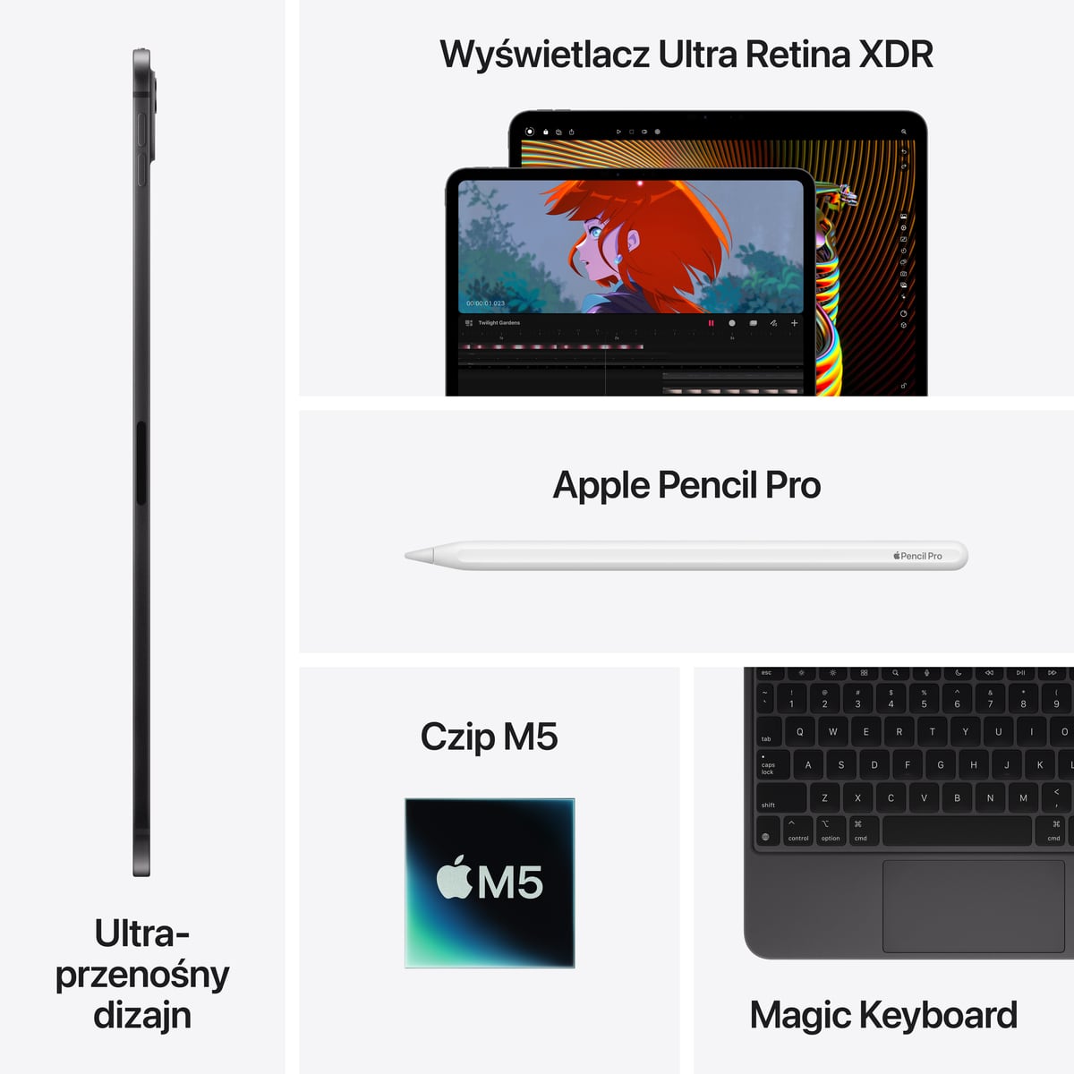 iPad Pro 11" - najważniejsze cechy iPad Pro 11" - najważniejsze cechy