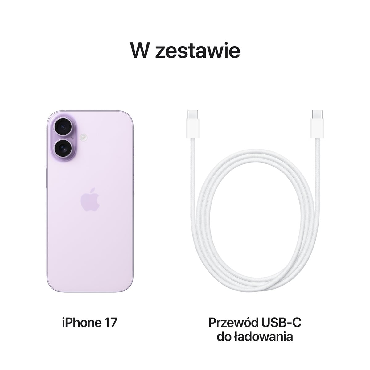 Apple iPhone 17 512GB Lawendowy (Lavender) - informacje o produkcie