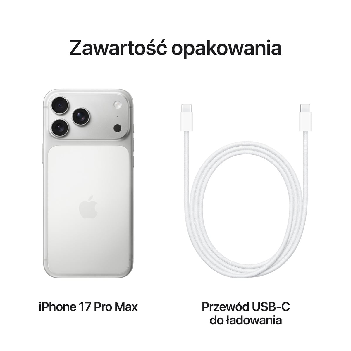 Apple iPhone 17 Pro Max 1TB Srebrny (Silver) - informacje o produkcie