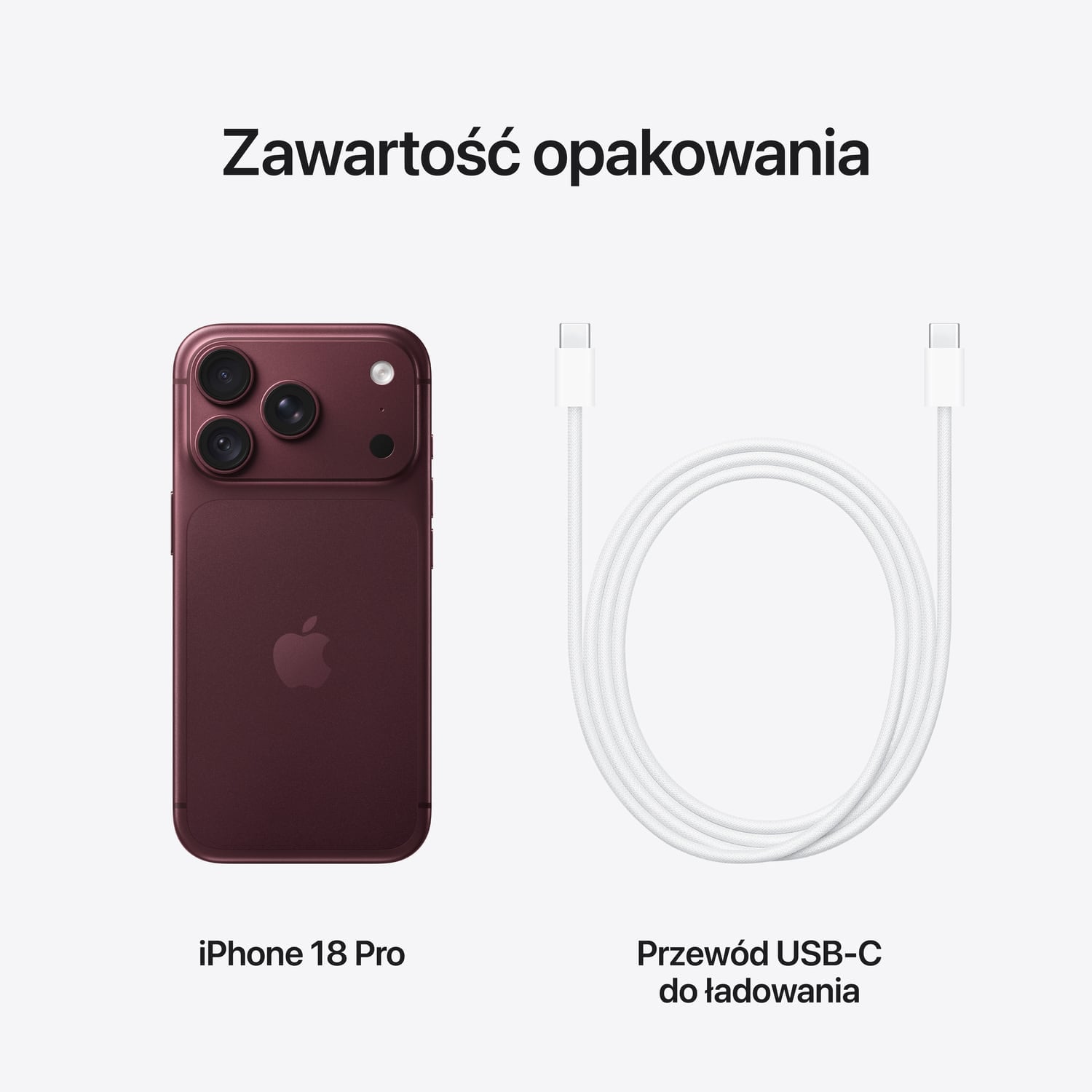 Apple iPhone 18 Pro 1TB Burgund (Burgundy) - informacje o produkcie