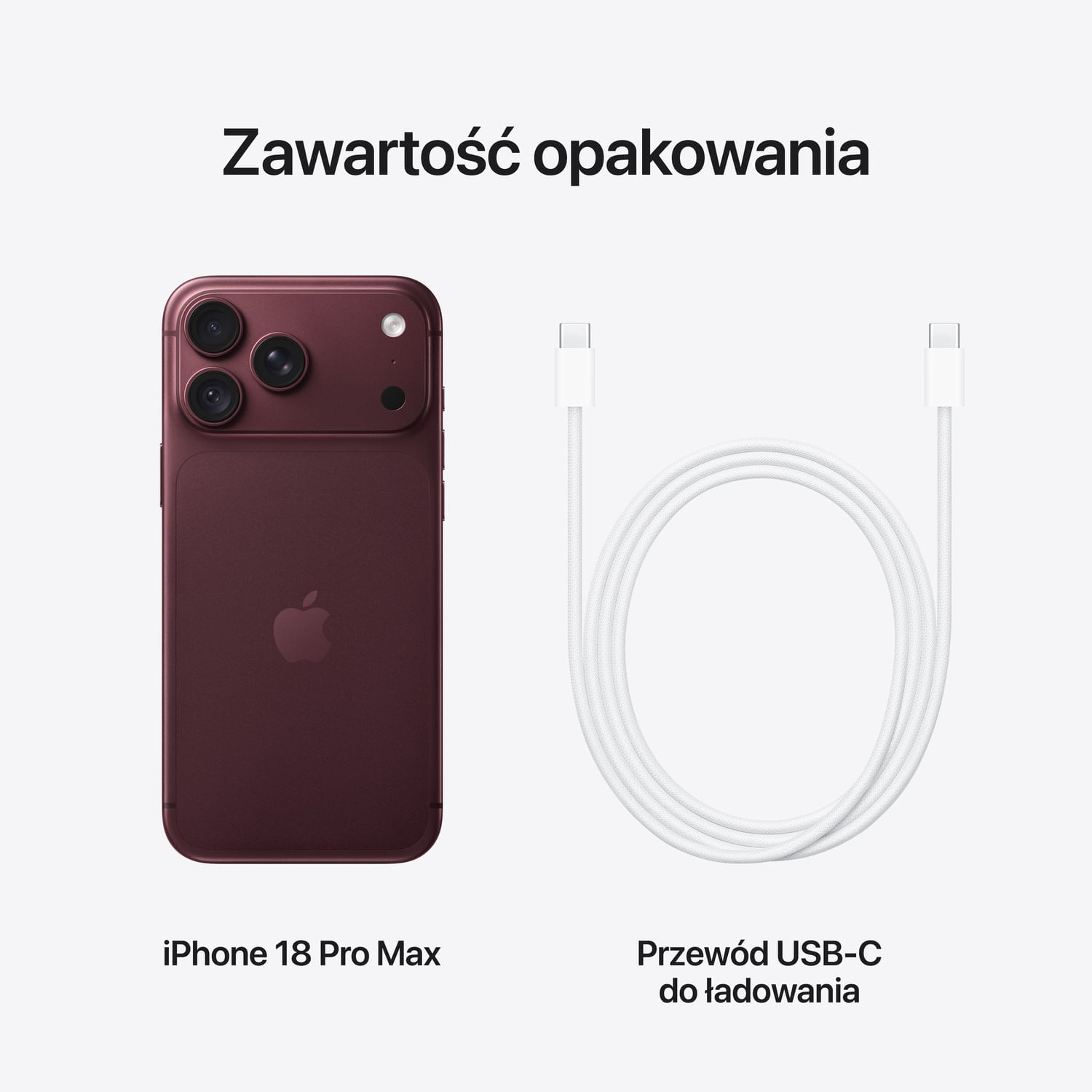 Apple iPhone 18 Pro Max 2TB Burgund (Burgundy) - informacje o produkcie