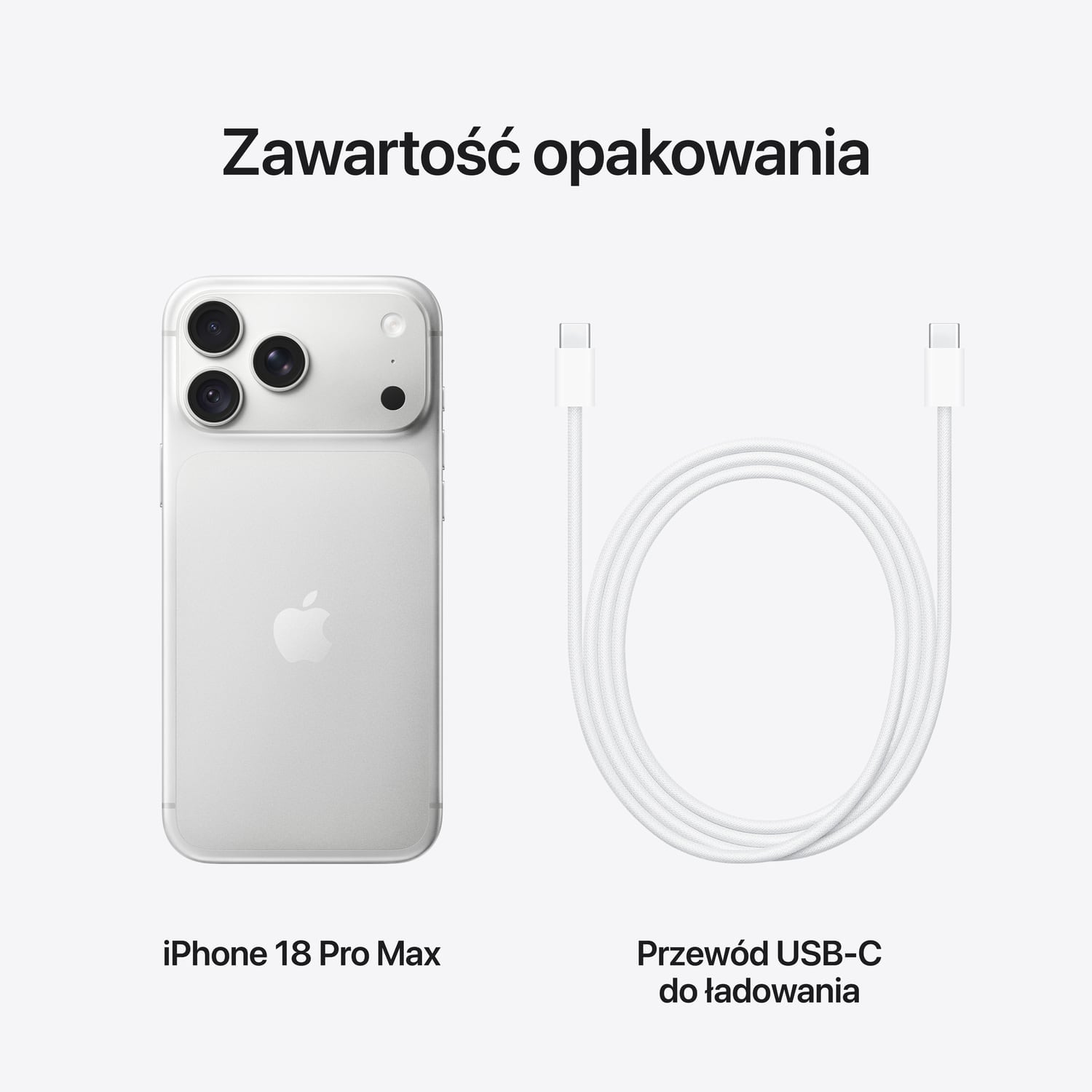 Apple iPhone 18 Pro Max 512GB Srebrny (Silver) - informacje o produkcie