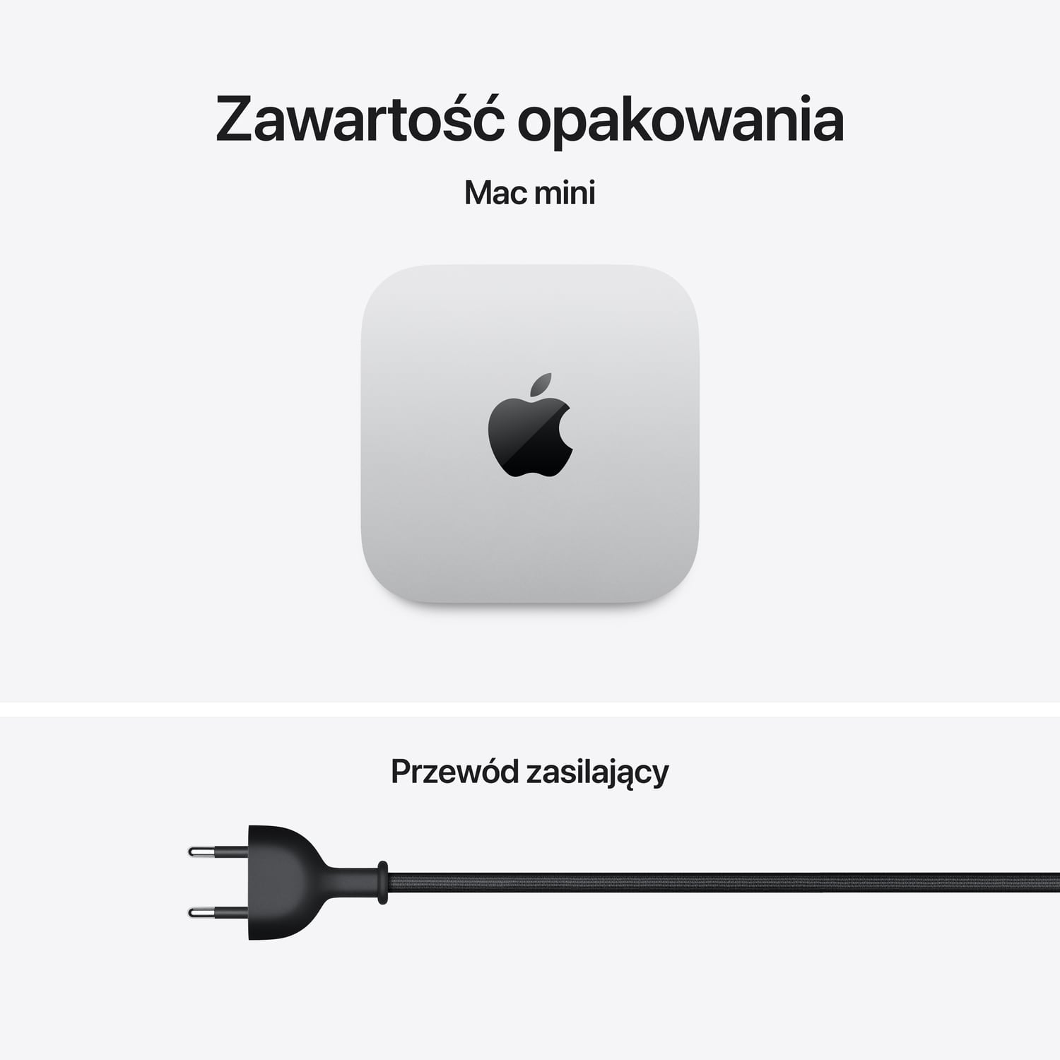 Apple Mac mini M5 Pro 15-core CPU + 16-core GPU / 64 GB RAM / 512 GB SSD / 10 Gigabit Ethernet / Srebrny (Silver) - zestaw