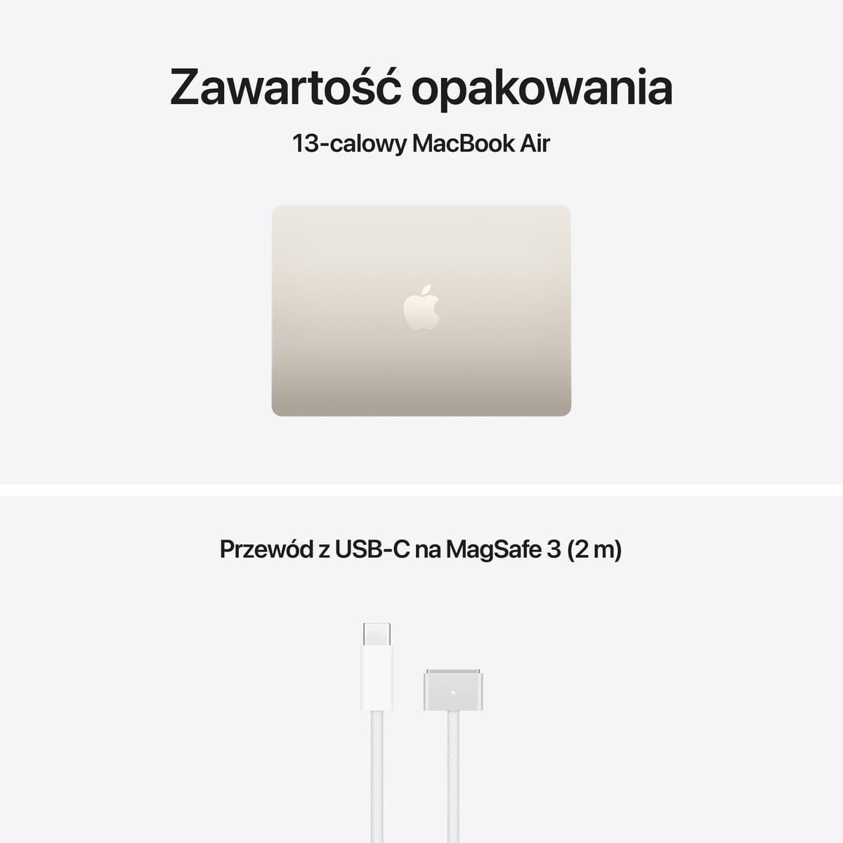 MacBook Air 13 M4 - zestaw