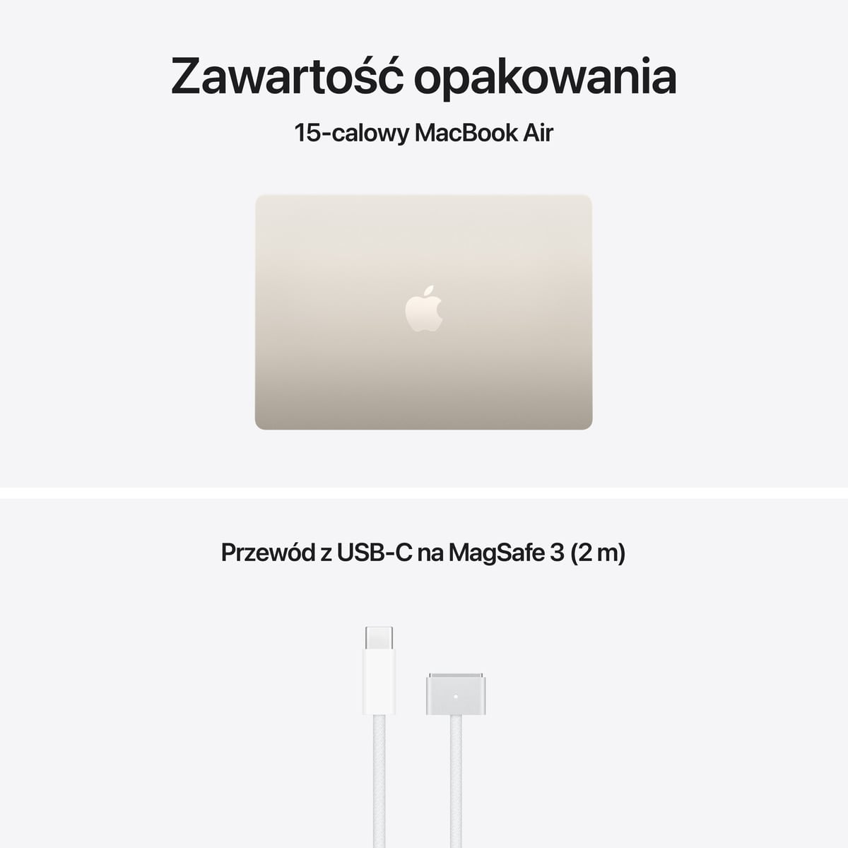 MacBook Air 15 M5- zestaw