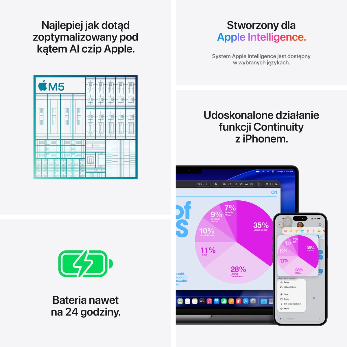 MacBook Pro 14 M5 - najważniejsze cechy MacBook Pro 14 M5 - najważniejsze cechy