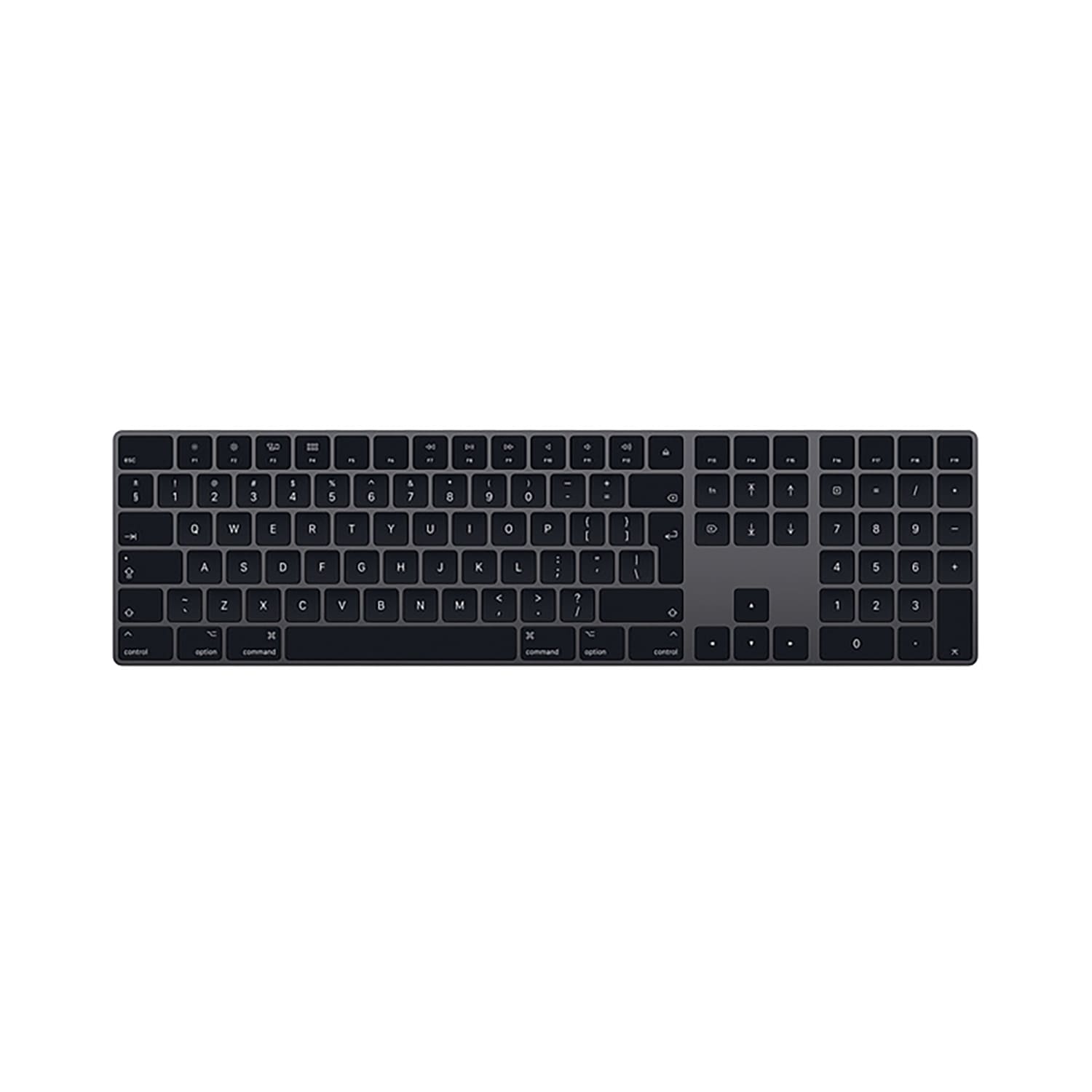 Apple Magic Keyboard Klawiatura Magic Keyboard z klawiaturą numeryczną - angielski brytyjski - Gwiezdna szarość - Outlet