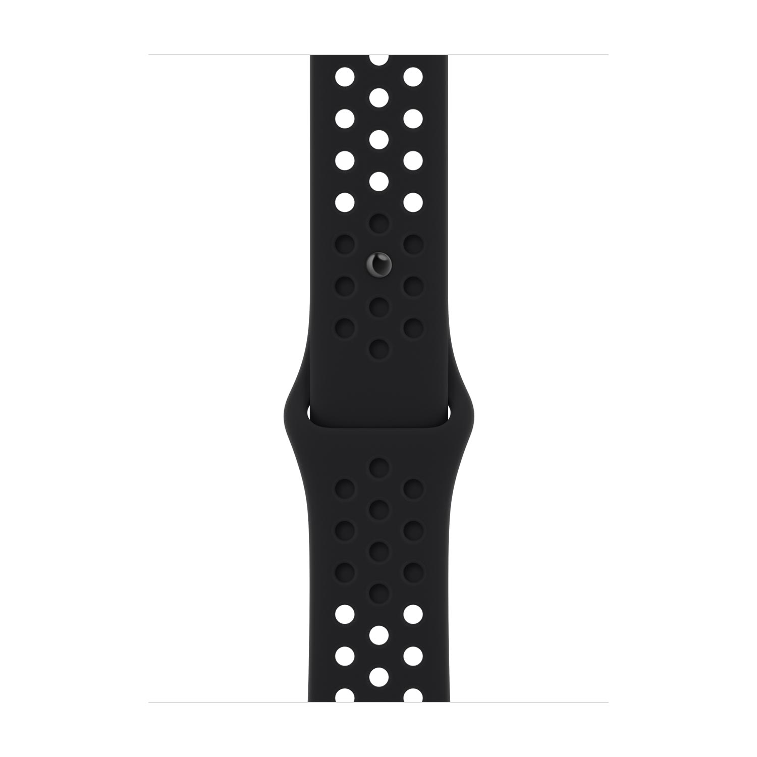 Apple Pasek sportowy Nike w kolorze czarnym do koperty 42mm / 44mm / 45mm / 46mm / 49mm - rozmiar S/M/L Apple Pasek sportowy Nike w kolorze czarnym do koperty 42mm / 44mm / 45mm / 46mm / 49mm - rozmiar S/M/L