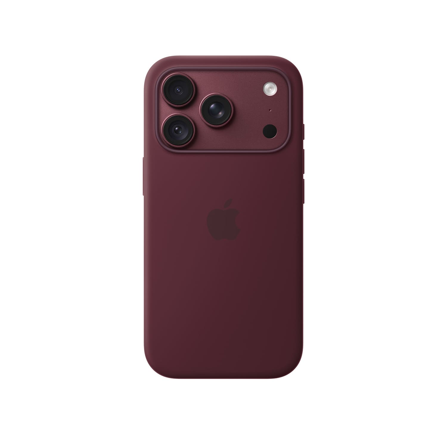 Apple Silikonowe etui z MagSafe do iPhone 18 Pro/iPhone 17 Pro – Burgund