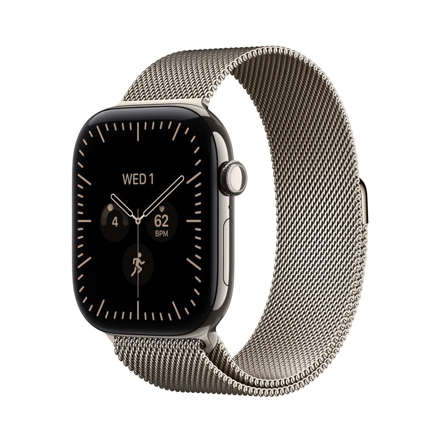 Apple Watch Series 12 GPS + Cellular Koperta 42mm z Tytanu w kolorze Naturalnym z Bransoletą mediolańską w kolorze Naturalnym Apple Watch Series 12 GPS + Cellular Koperta 42mm z Tytanu w kolorze Naturalnym z Bransoletą mediolańską w kolorze Naturalnym
