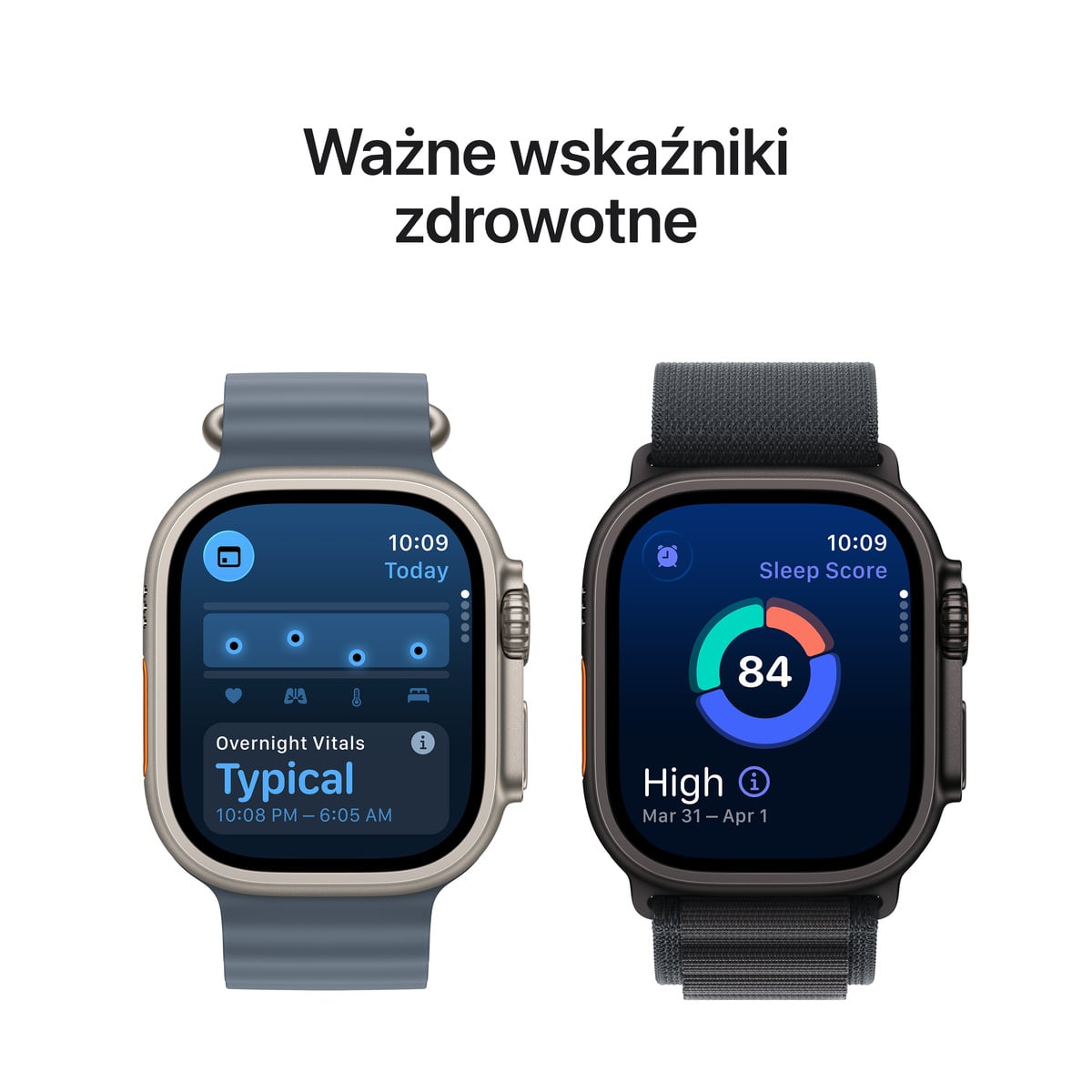 Apple Watch Ultra 3 GPS + Cellular - zdrowie