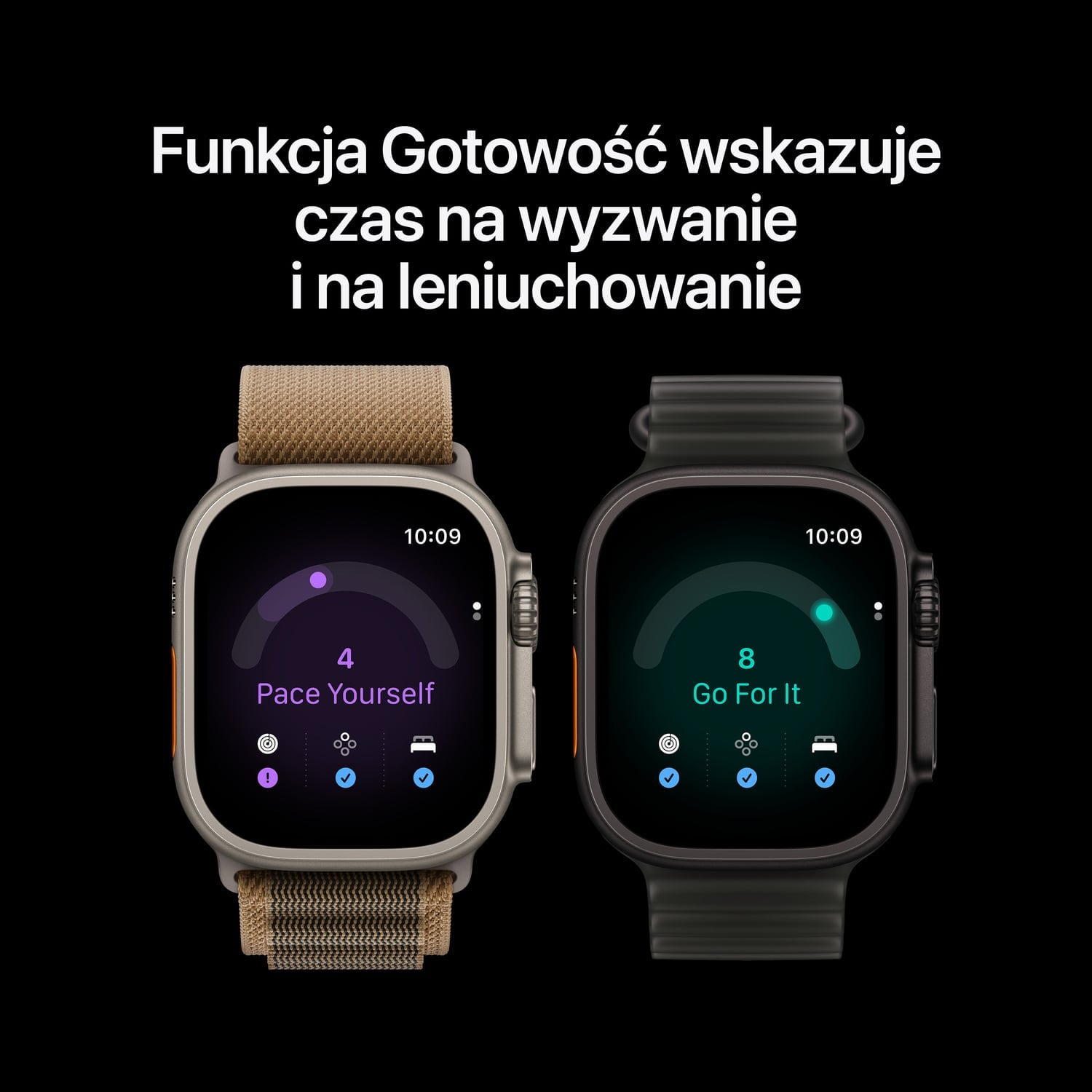 Apple Watch Ultra 4 GPS + Cellular Koperta 49mm z Tytanu w kolorze Czarnym z Bransoletą mediolańską z tytanu w kolorze Czarnym - L