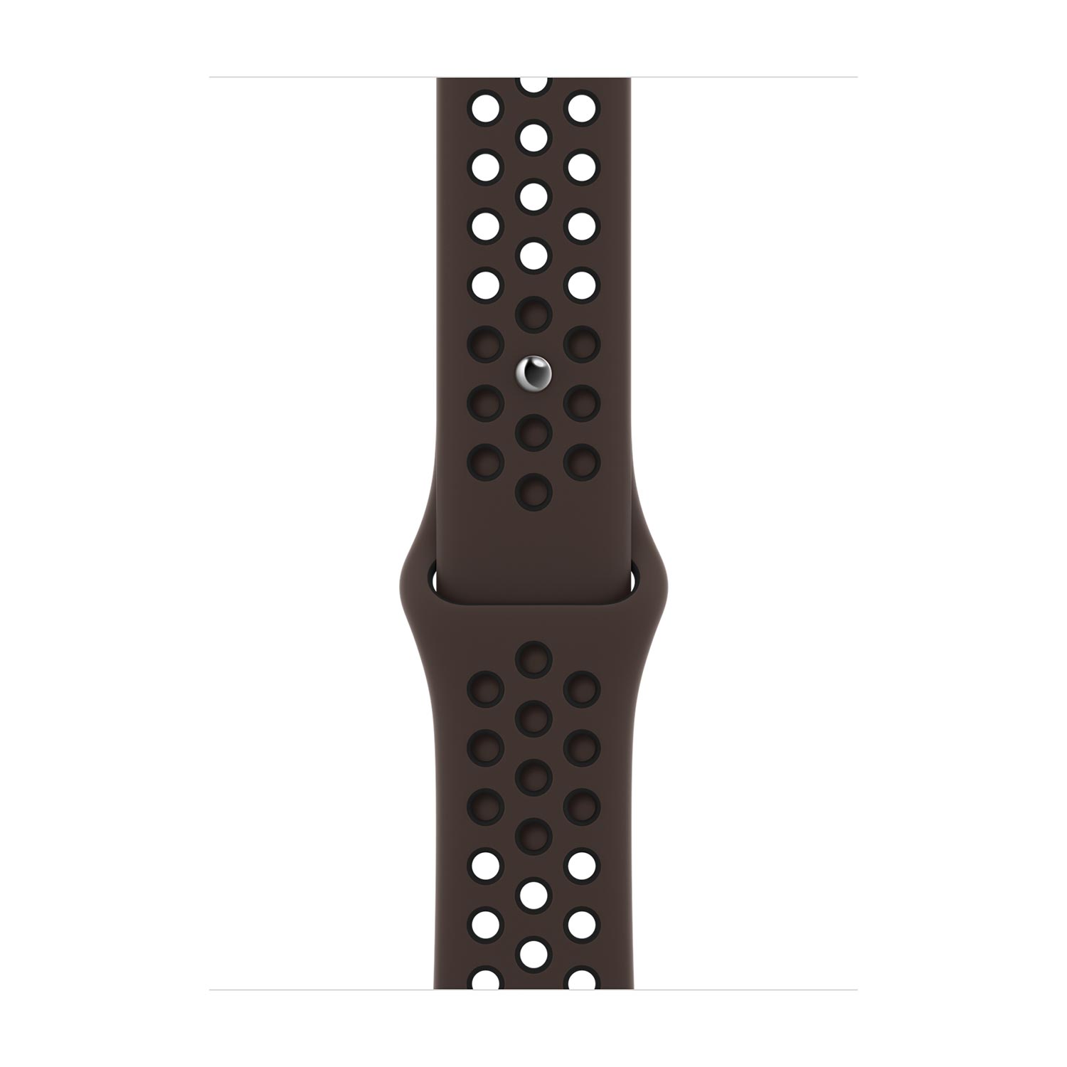 Apple Pasek sportowy Nike  w kolorze antracytu/czarnym do koperty 38mm / 40mm / 41mm / 42mm - rozmiar S/M/L